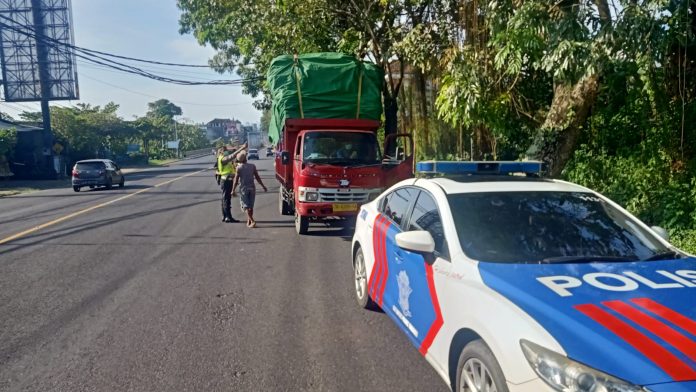 Polres Tabanan Lakukan Operasi ODOL