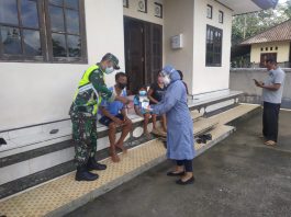 Tabanan PPKM Level 3, TNI-Polri bersama Pemda Gencarkan Patroli, Vaksinasi dan Isoter.
