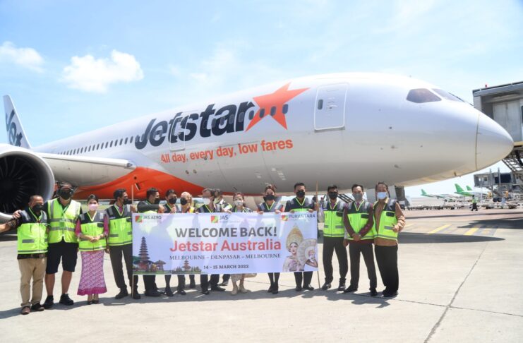 Jetstar Airways Rute Perdana Melbourne Dilayani Bandara Bali